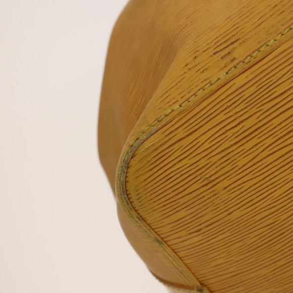 LOUIS VUITTON Epi Petit Noe Shoulder Bag Yellow M44109 LV Auth 118036