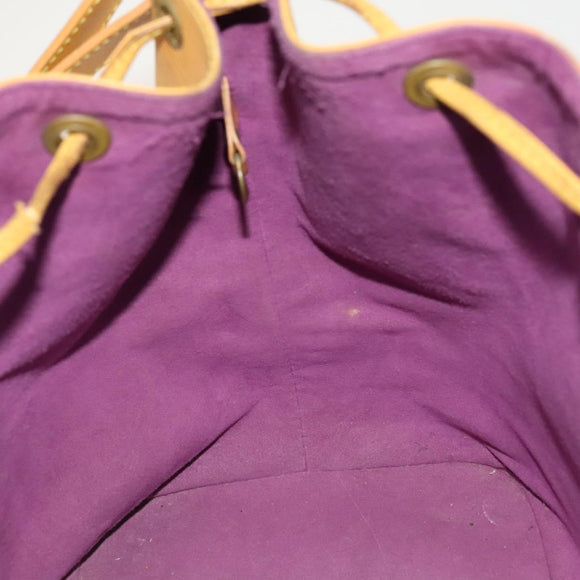 LOUIS VUITTON Epi Petit Noe Shoulder Bag Yellow M44109 LV Auth 118036