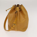 LOUIS VUITTON Epi Petit Noe Shoulder Bag Yellow M44109 LV Auth 118036-4