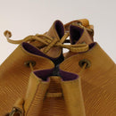 LOUIS VUITTON Epi Petit Noe Shoulder Bag Yellow M44109 LV Auth 118036-6