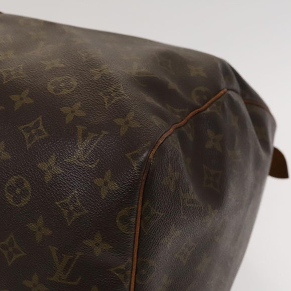 LOUIS VUITTON Monogram Keepall 55 Boston Bag M41424 LV Auth 118039