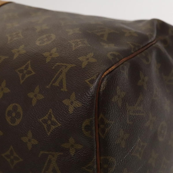 LOUIS VUITTON Monogram Keepall 55 Boston Bag M41424 LV Auth 118039