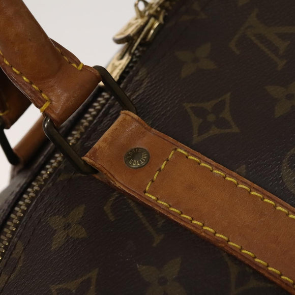 LOUIS VUITTON Monogram Keepall 55 Boston Bag M41424 LV Auth 118039