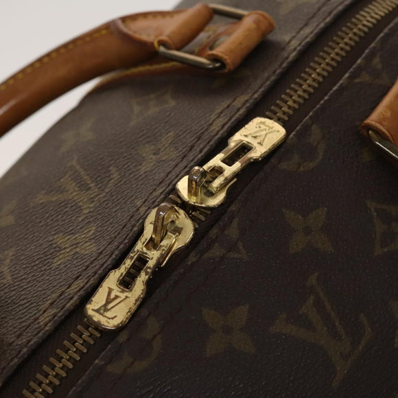 LOUIS VUITTON Monogram Keepall 55 Boston Bag M41424 LV Auth 118039