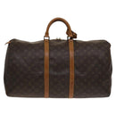 LOUIS VUITTON Monogram Keepall 55 Boston Bag M41424 LV Auth 118039-2