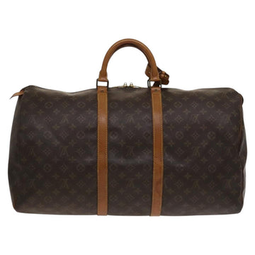 LOUIS VUITTON Monogram Keepall 55 Boston Bag M41424 LV Auth 118039 - 0