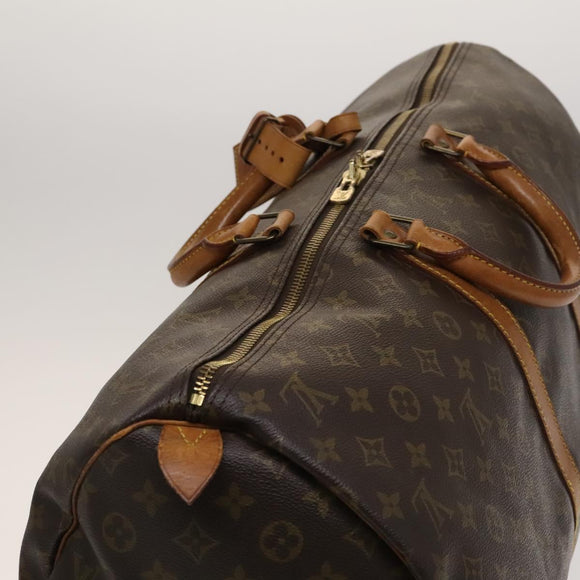 LOUIS VUITTON Monogram Keepall 55 Boston Bag M41424 LV Auth 118039