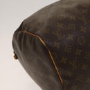 LOUIS VUITTON Monogram Keepall 55 Boston Bag M41424 LV Auth 118042-15
