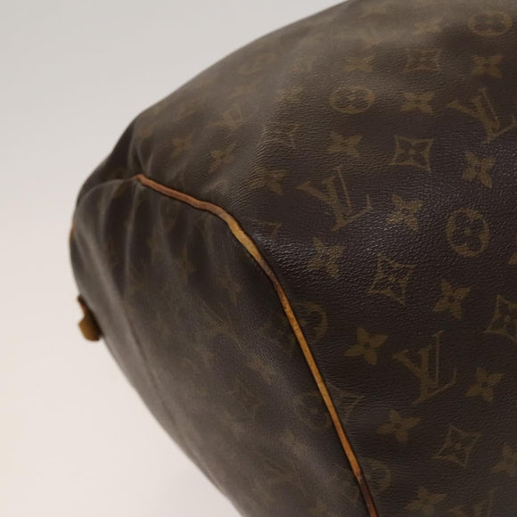 LOUIS VUITTON Monogram Keepall 55 Boston Bag M41424 LV Auth 118042