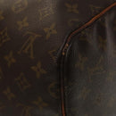 LOUIS VUITTON Monogram Keepall 55 Boston Bag M41424 LV Auth 118042-9