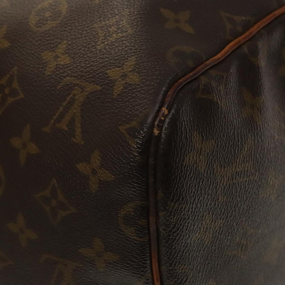 LOUIS VUITTON Monogram Keepall 55 Boston Bag M41424 LV Auth 118042