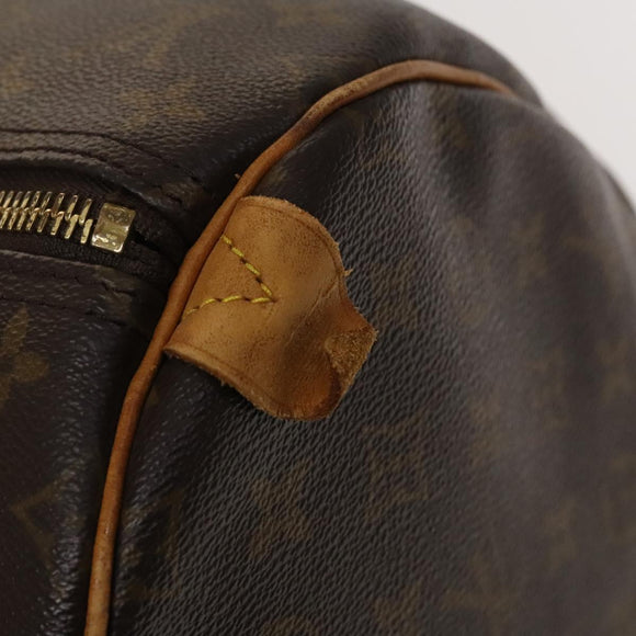 LOUIS VUITTON Monogram Keepall 55 Boston Bag M41424 LV Auth 118042
