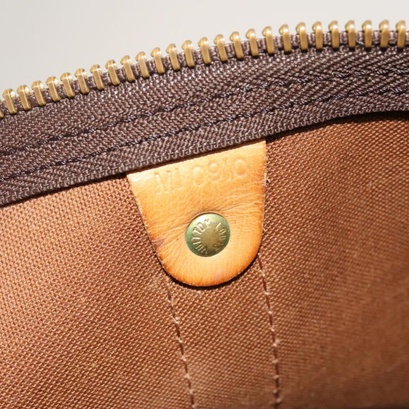 LOUIS VUITTON Monogram Keepall 55 Boston Bag M41424 LV Auth 118042