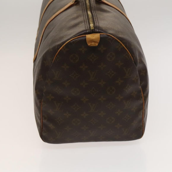 LOUIS VUITTON Monogram Keepall 55 Boston Bag M41424 LV Auth 118042