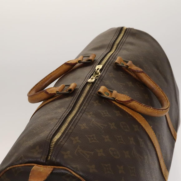 LOUIS VUITTON Monogram Keepall 55 Boston Bag M41424 LV Auth 118042