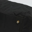 PRADA Chain Shoulder Bag Nylon Black Gold Auth 118044-8