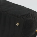 PRADA Chain Shoulder Bag Nylon Black Gold Auth 118044-16