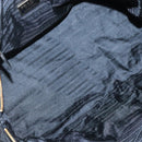 PRADA Chain Shoulder Bag Nylon Black Gold Auth 118044-11