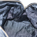 PRADA Chain Shoulder Bag Nylon Black Gold Auth 118044-21