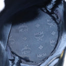 MCM Logogram Vicetos Shoulder Bag PVC Leather White Gold Auth 118053-12