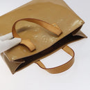 LOUIS VUITTON Monogram Vernis Reade PM Hand Bag Noisette M91334 LV Auth 118057-6