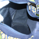 VERSACE Shoulder Bag Canvas Green Auth 118063-19