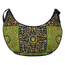 VERSACE Shoulder Bag Canvas Green Auth 118063-13