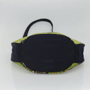 VERSACE Shoulder Bag Canvas Green Auth 118063-5