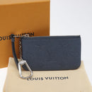 LOUIS VUITTON Monogram Empreinte Pochette Cles Celest M80900 LV Auth 118067-12