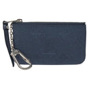 LOUIS VUITTON Monogram Empreinte Pochette Cles Celest M80900 LV Auth 118067-13
