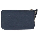LOUIS VUITTON Monogram Empreinte Pochette Cles Celest M80900 LV Auth 118067-2