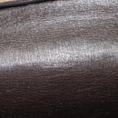 Christian Dior Trotter Canvas Shoulder Bag Brown Gold Auth 118077-17