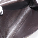 Christian Dior Trotter Canvas Shoulder Bag Brown Gold Auth 118077-11