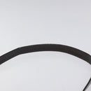 Christian Dior Trotter Canvas Shoulder Bag Brown Gold Auth 118077-8