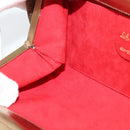 Salvatore Ferragamo Shoulder Bag Canvas Beige Gold Auth 118078-19