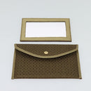 Salvatore Ferragamo Shoulder Bag Canvas Beige Gold Auth 118078-12