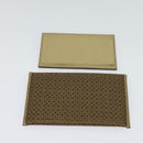 Salvatore Ferragamo Shoulder Bag Canvas Beige Gold Auth 118078-20