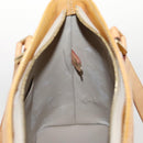 LOUIS VUITTON Monogram Vernis Houston Hand Bag Beige M91004 LV Auth 118102-19