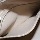 LOUIS VUITTON Monogram Vernis Houston Hand Bag Beige M91004 LV Auth 118102-11