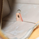 LOUIS VUITTON Monogram Vernis Houston Hand Bag Beige M91004 LV Auth 118102-12