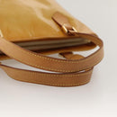LOUIS VUITTON Monogram Vernis Houston Hand Bag Beige M91004 LV Auth 118102-7