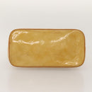 LOUIS VUITTON Monogram Vernis Houston Hand Bag Beige M91004 LV Auth 118102-5