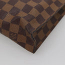 LOUIS VUITTON Damier Ebene Poche Toilette 26 Pouch N47543 LV Auth 118103-15