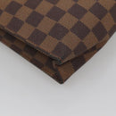 LOUIS VUITTON Damier Ebene Poche Toilette 26 Pouch N47543 LV Auth 118103-16
