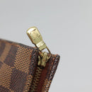 LOUIS VUITTON Damier Ebene Poche Toilette 26 Pouch N47543 LV Auth 118103-8