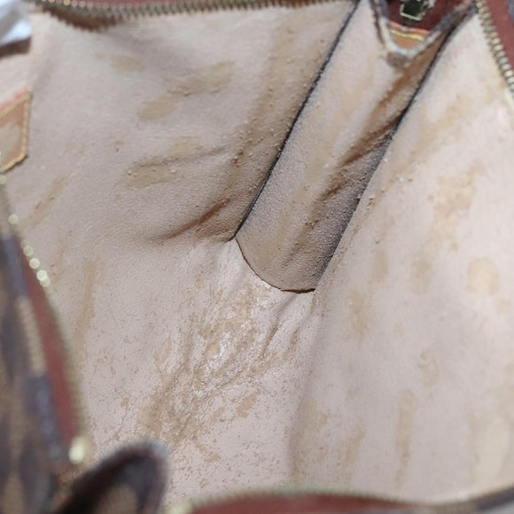 LOUIS VUITTON Damier Ebene Poche Toilette 26 Pouch N47543 LV Auth 118103