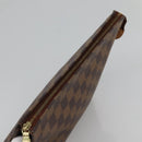 LOUIS VUITTON Damier Ebene Poche Toilette 26 Pouch N47543 LV Auth 118103-5