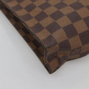 LOUIS VUITTON Damier Ebene Poche Toilette 26 Pouch N47543 LV Auth 118103-14