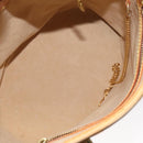 LOUIS VUITTON Nomad leather Bucket PM Shoulder Bag Beige M85001 LV Auth 118104-11