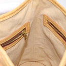 LOUIS VUITTON Nomad leather Bucket PM Shoulder Bag Beige M85001 LV Auth 118104-19